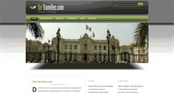 Desktop Screenshot of detramites.com